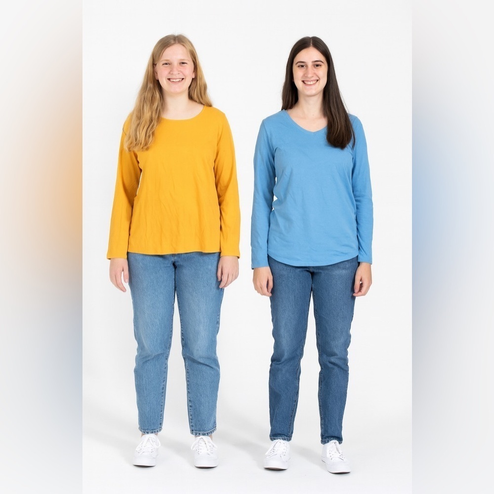 Terra & sky Bundle long Sleeve tops size 4X ones blue ones yellow
